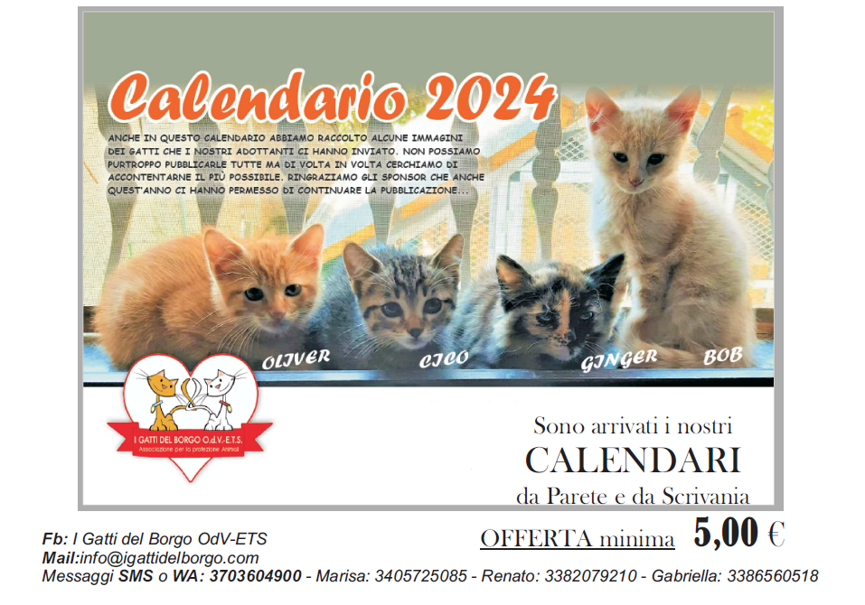 I GATTI DEL BORGO – Associazione per la protezione animali